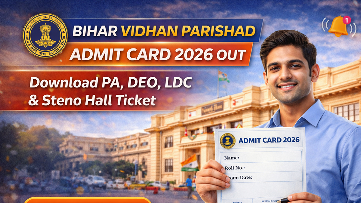 Bihar Vidhan Parishad admit card now available