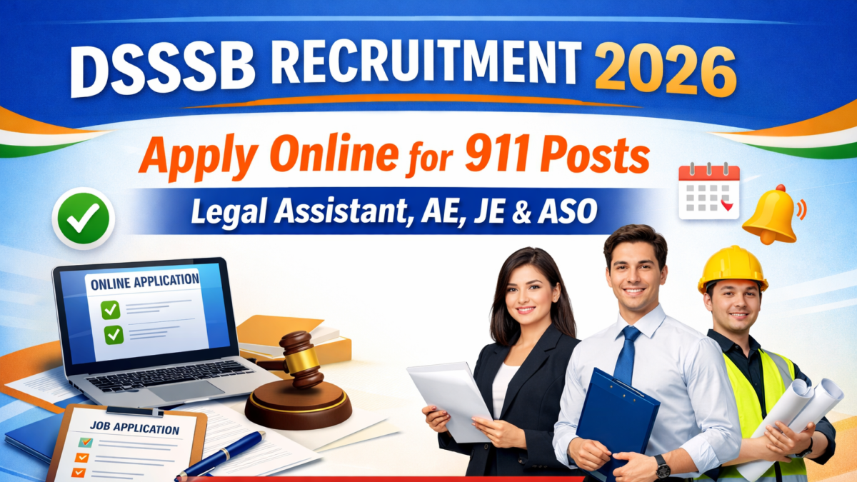 DSSSB Recruitment 2026