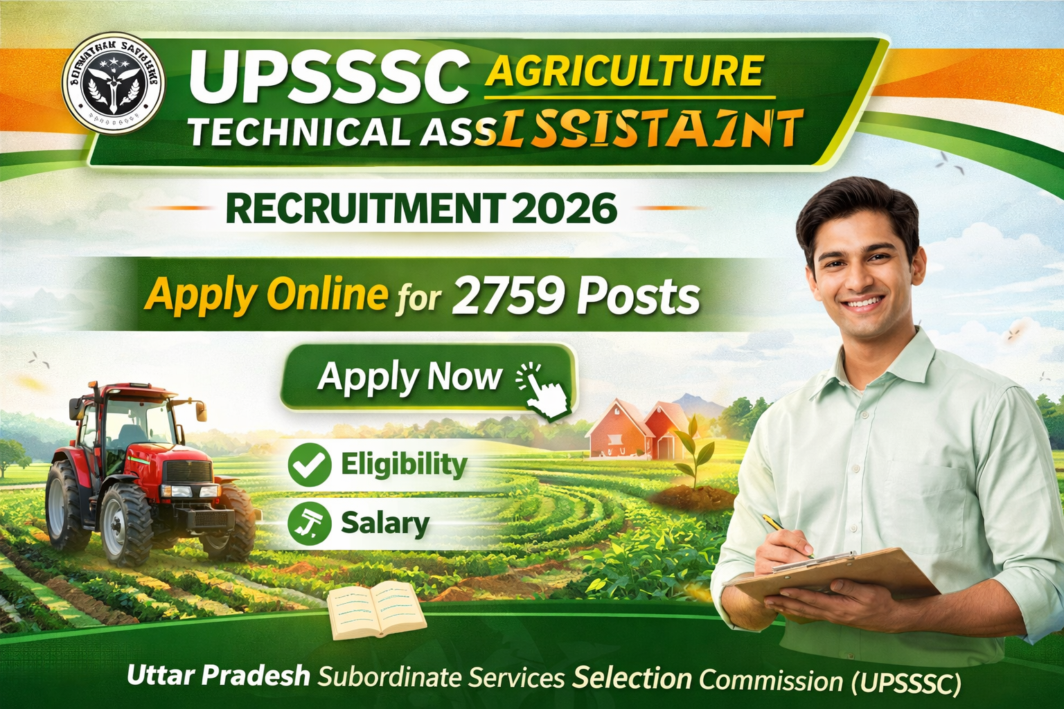 UPSSSC Agriculture Technical Assistant Recruitment 2026