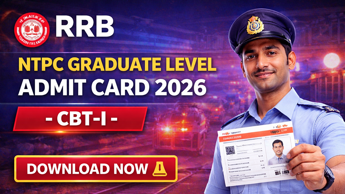 RRB NTPC CBT-I Admit Card 2026
