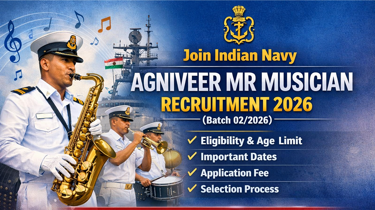 Indian Navy Agniveer MR Musician Recruitment 2026