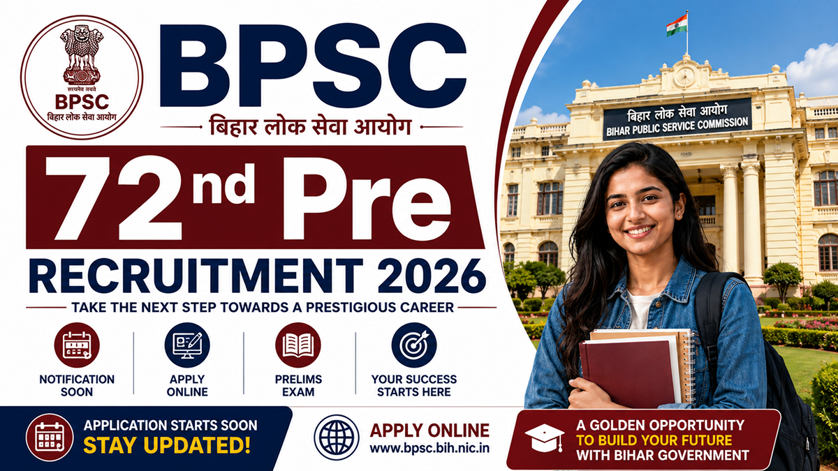 BPSC 72nd Pre Recruitment 2026