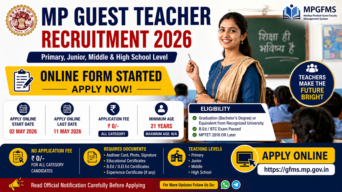 MP Guest Teacher Online Form 2026