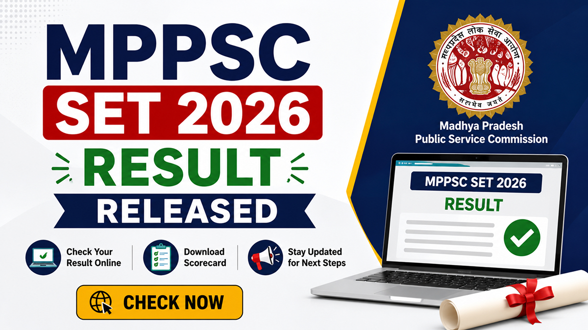 MPPSC SET Result 2026 Out, Download Result PDF
