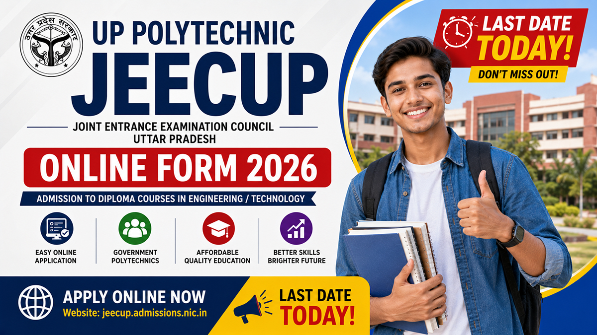 UP Polytechnic JEECUP Online Form 2026 Apply Now