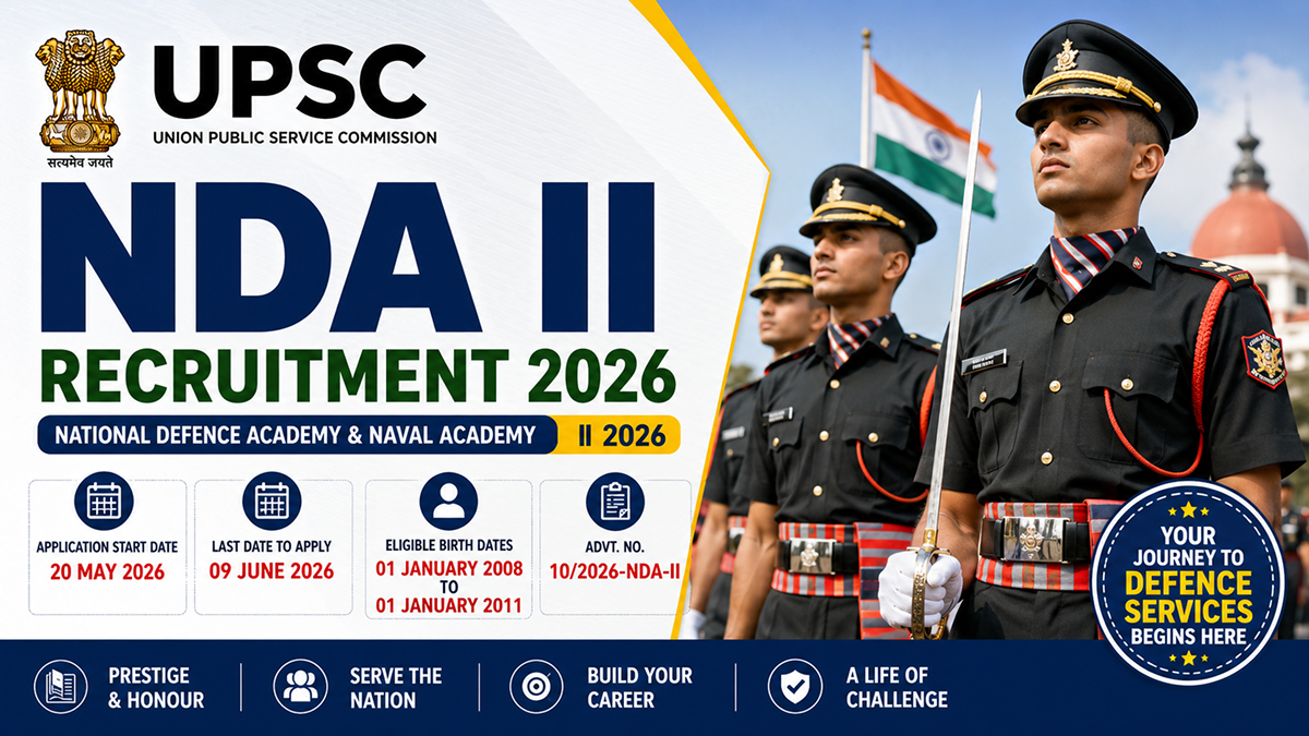 UPSC NDA II Recruitment 2026 Apply Online Form